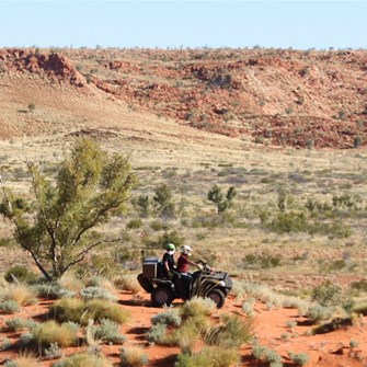 On top o' the mighty dunes