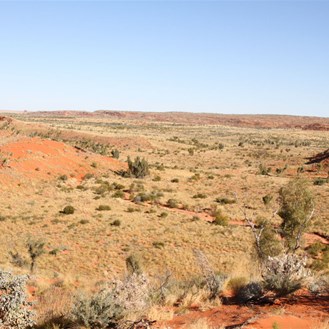 Looking down towards "The Gap"