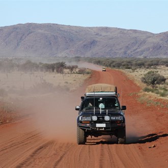 Jaydub & Suze on the road