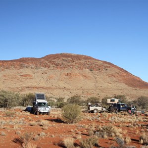 Camp below Mount Fraser