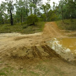 If it rains creek crossings become difficult or impassable