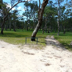 Entering West Branch camping area