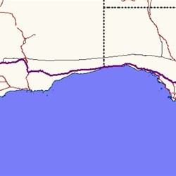 Perth to Peterbrough Map