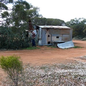 Frank Macklin's hut.