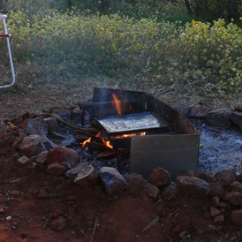 The guard that fits around our folding BBQ