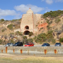 Wool Bay Lime Kiln from the jetty