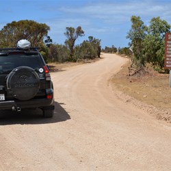 Turning off for the Scenic Drive