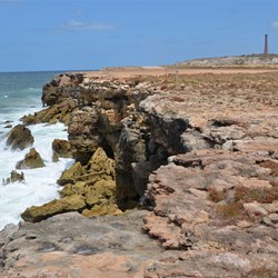 Coastline near Troughbridge Hill