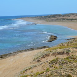 These fishermen had Browns Beach all to then self
