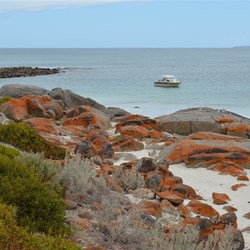 The southern end of Dolphin Beach