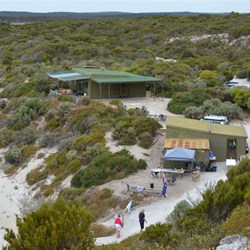 At the start of the cliff top walk