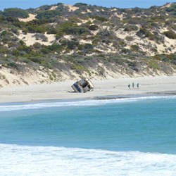 Now whats that down the beach