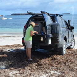Morning smoko on Pondalowie Beach