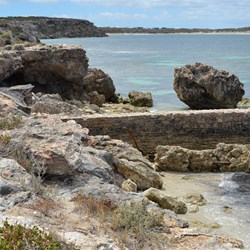 Old drain at Jollys Beach
