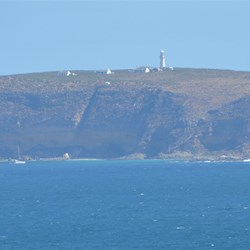 Althorpe Island Lighthouse from Cape Spencer
