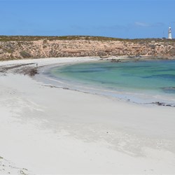 From a great little free campsite around from the Lighthouse