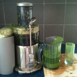 My juicer at work
