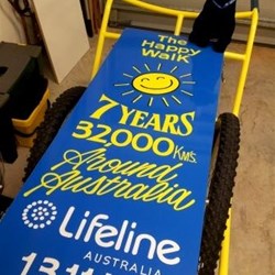 Beautifully hand painted cart lid by Eyerite Signs