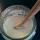 Mix before straining