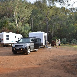 campsite at Burrinjuck state park