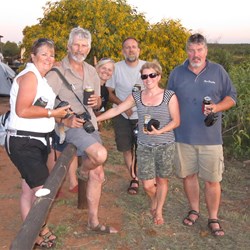 The gang enjoying sunset