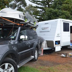 packing up in Mallacoota