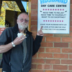 John would have been happy to have been left here..sign at Hotel in Adaminaby