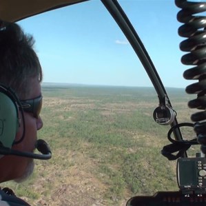 Flying over the Carson Escarpment