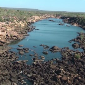 The upper reaches of the Drysdale River