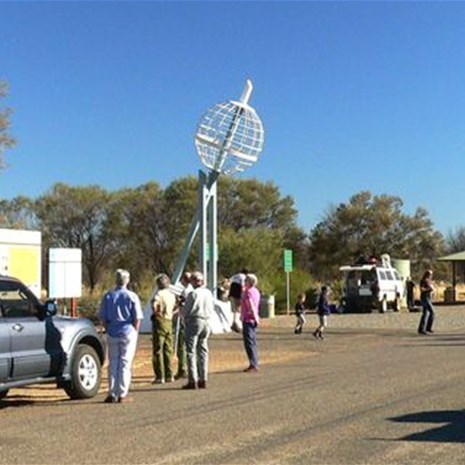 The convoy stopped at the Tropic of Capricorn