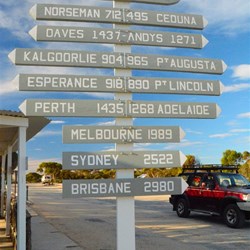 Sign at Eucla