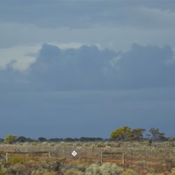 stormy skies on the Nullarbor