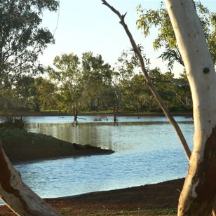 Lake near the Ngarra Ngarra Swamp camp