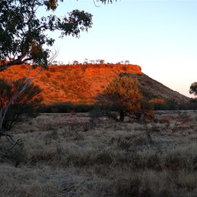 Sunrise from the camp