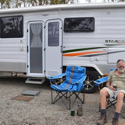 camping at Kumarl siding north of Salmon Gums