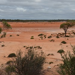 red dirt near Fraser Range rest area
