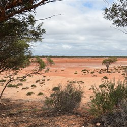 red clay pan? near Fraser range rest area