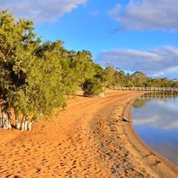 colours of water, earth and sky