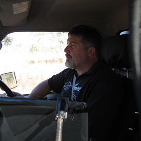 Himself charting the mornings course