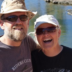 Scott & Gaby at Bell Gorge