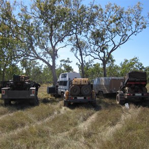 Morning Tea break by the Kalumburu Road