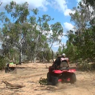 Heading back along the river banks