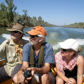 Joc, Jaydub and Vik cruising the Drysdale