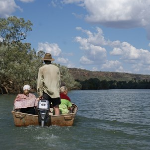 Ambling back through the shallows
