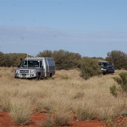The track gets a little hard to find