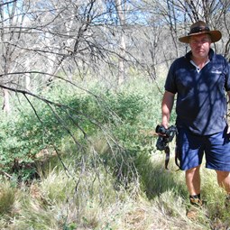 It's pretty scrubby in here - Confluence hunting