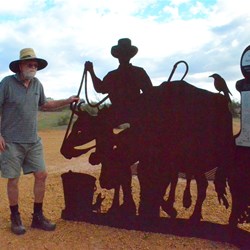 signage at the Well site
