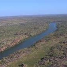 Aerial views over the Mitchell River