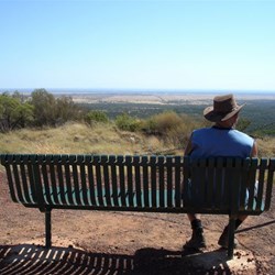 Looking towards Hughenden town from Mount Walker