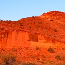 sunrise on the range, taken from our campsite